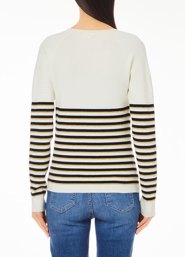 Maglia con motivo a righe