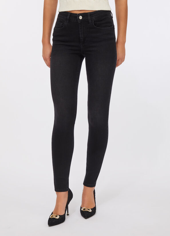 Jeans skinny a vita alta
