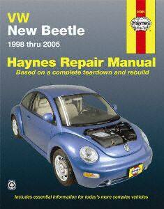 VW New Beetle 1998 thru 2005 Haynes Repair Manual, 96009
