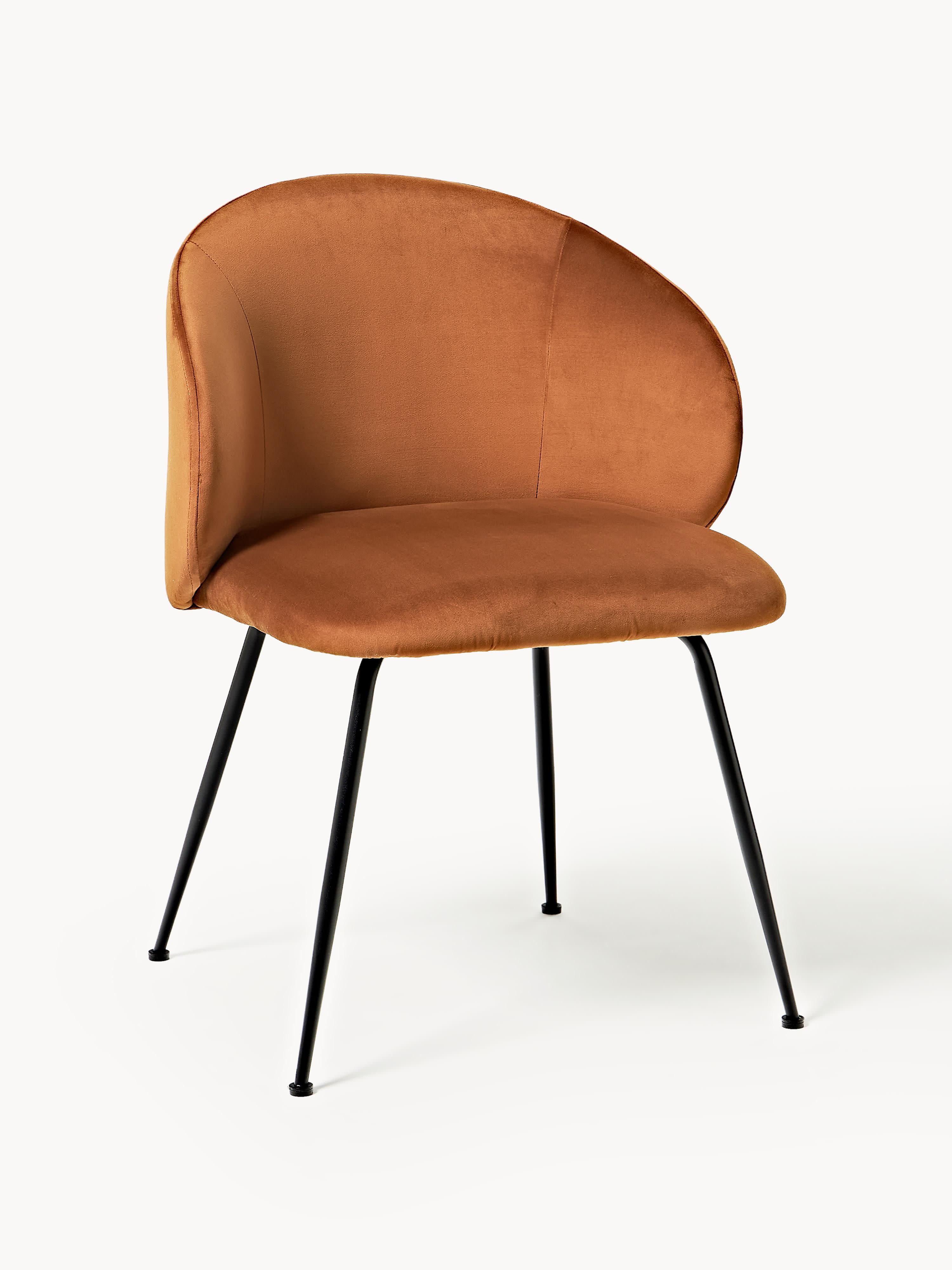 Samt-Polsterstühle Luisa, 2er-Set