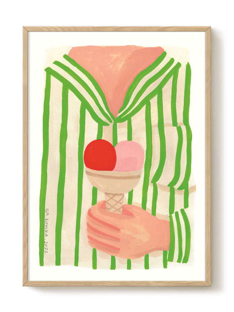 Iga Kosicka - Ice baby - PSTR studio Kunst Poster