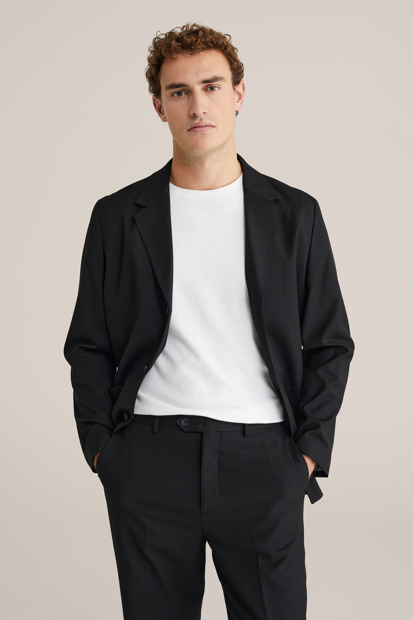 Heren regular fit blazer