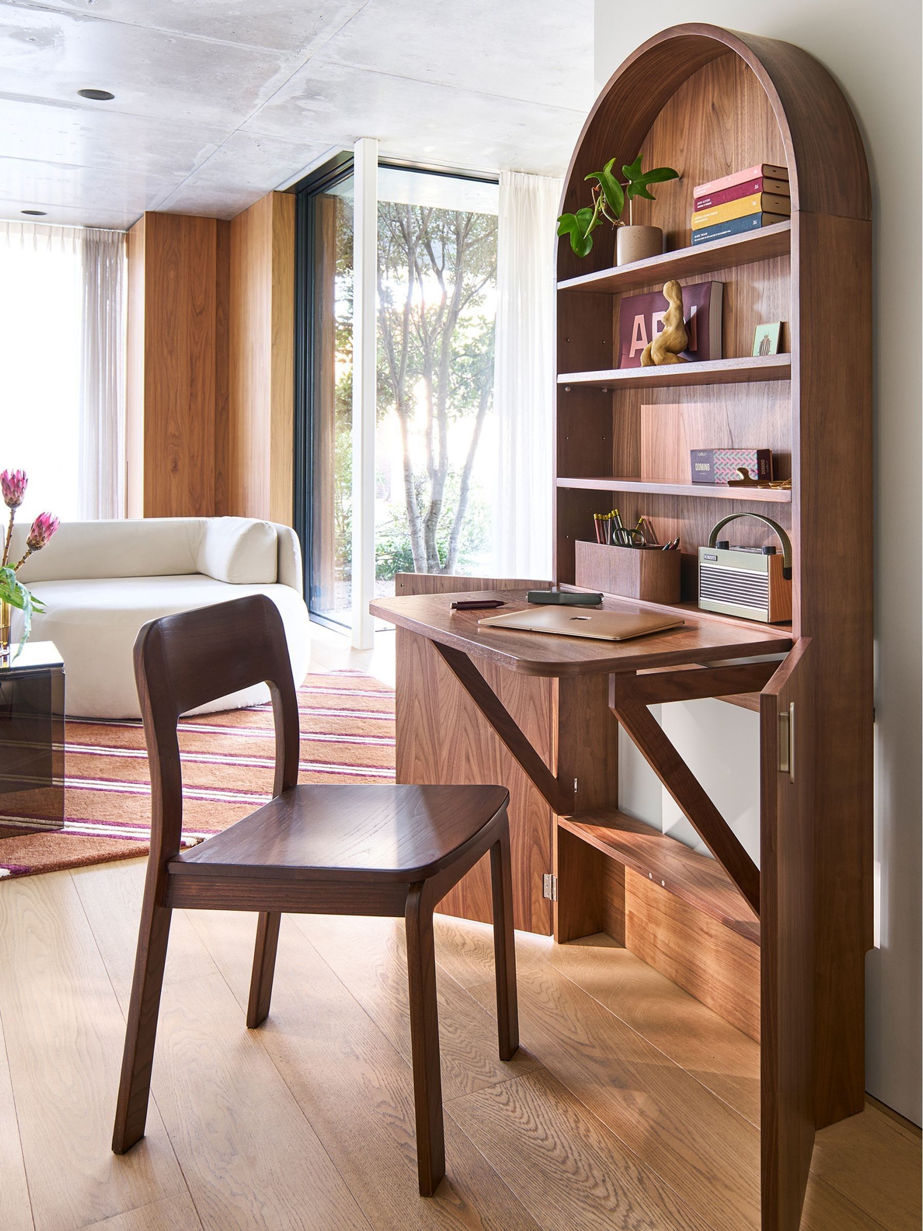 La Redoute Intérieurs Set of 2 Walnut Talet Solid Oak Chairs