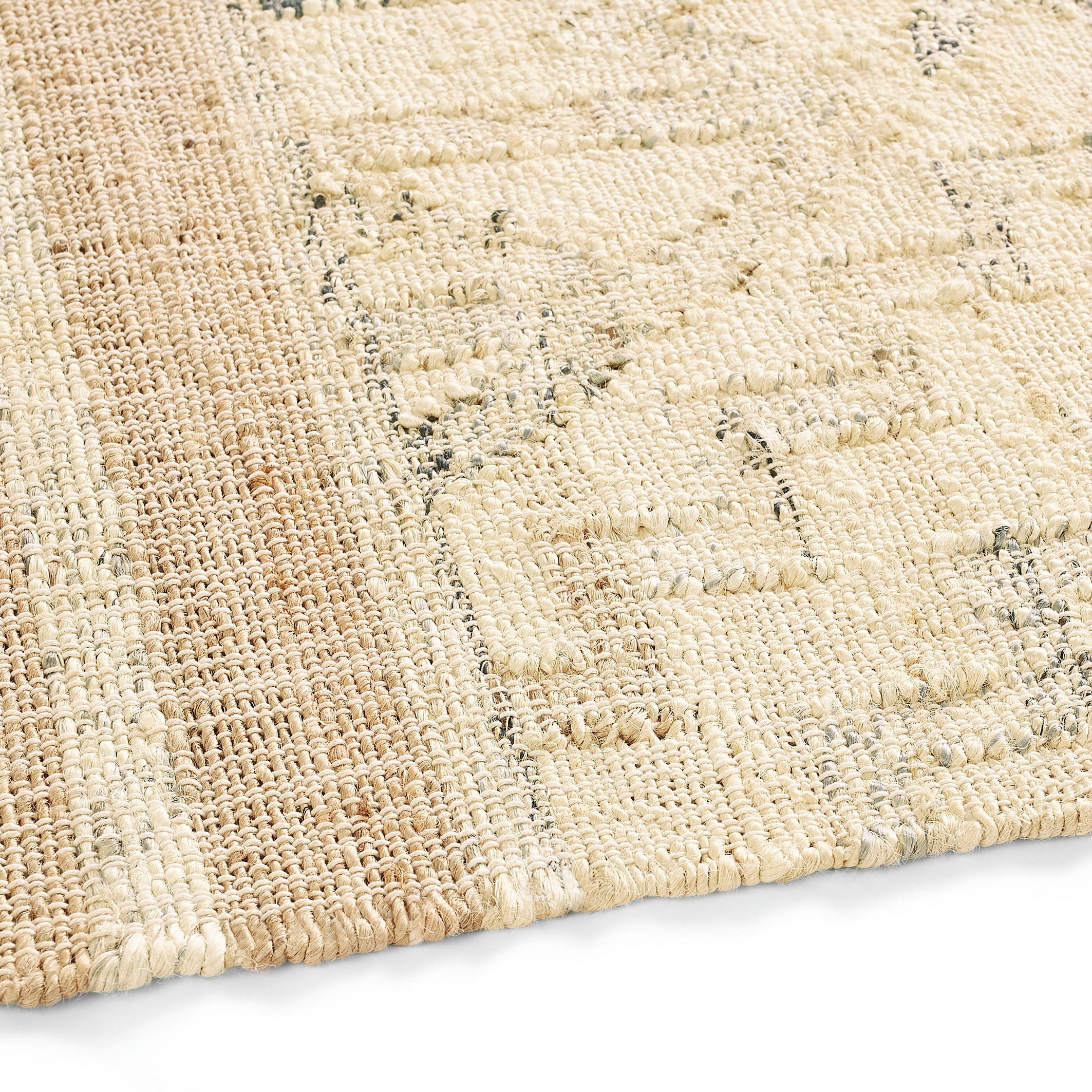 Tapis de couloir en jute, tissé main, Jelena