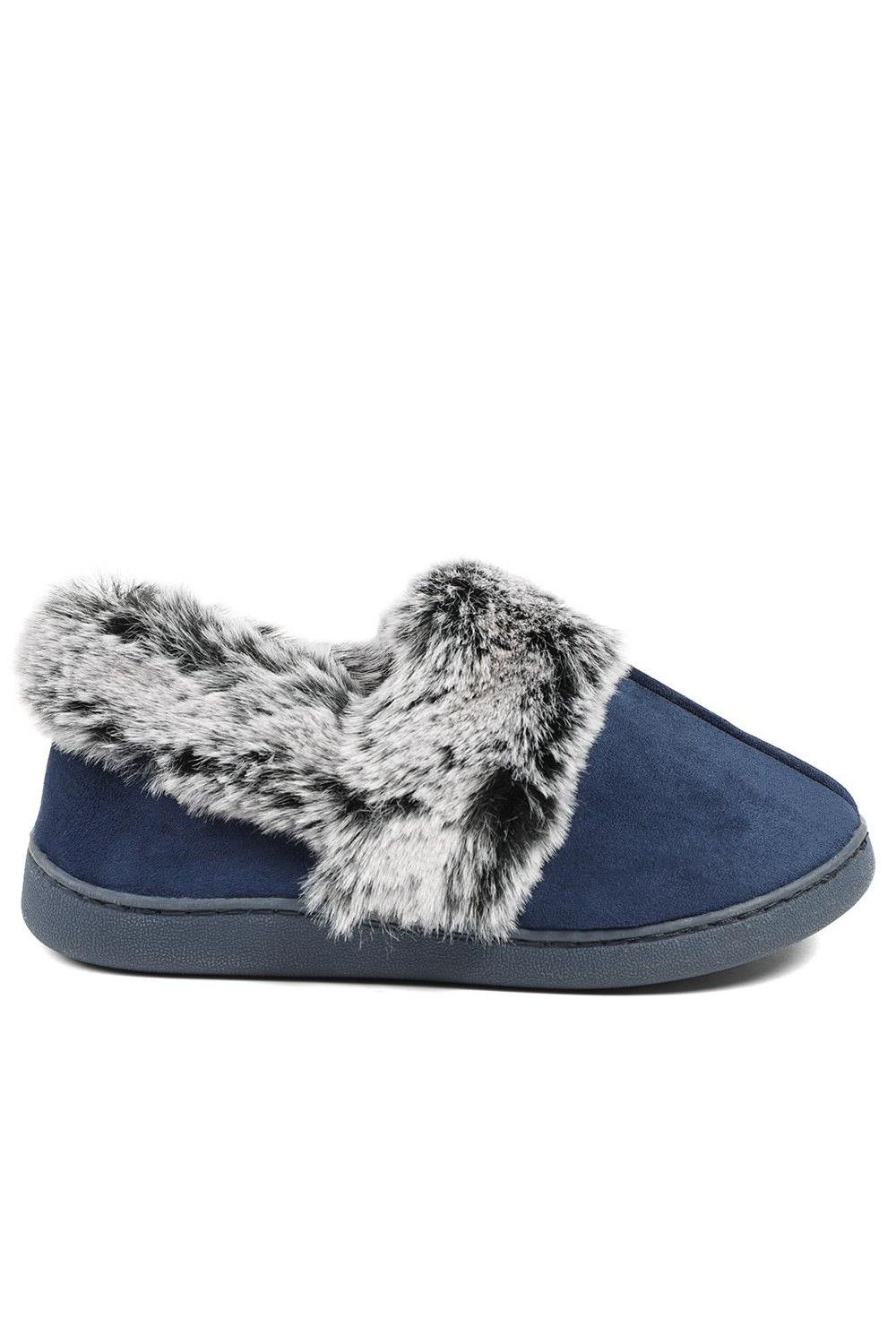 Pavers Wide Fit Soft Full Slippers
