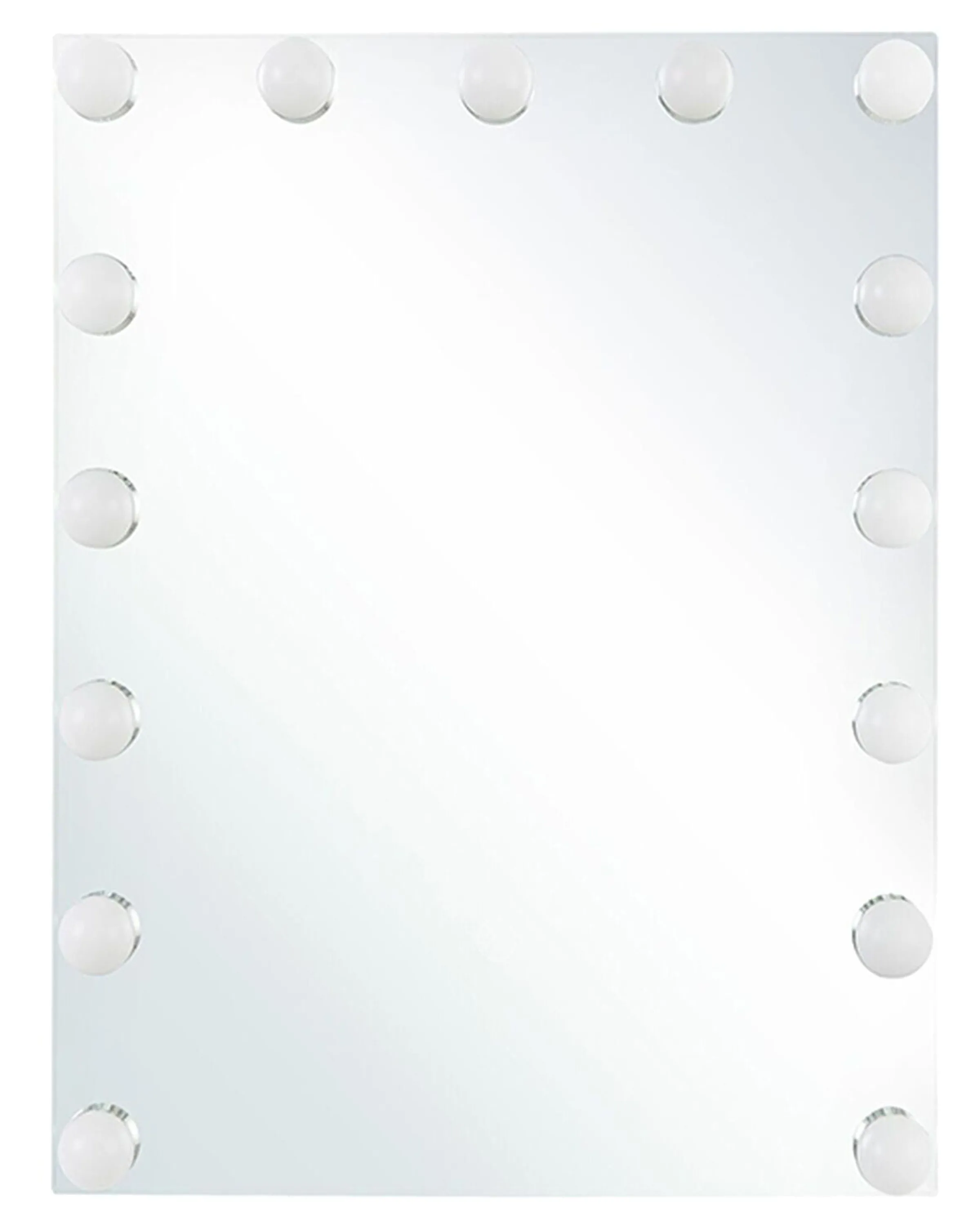 LED Bathroom Mirror LUCENAY 40 cm 50 cm Silver