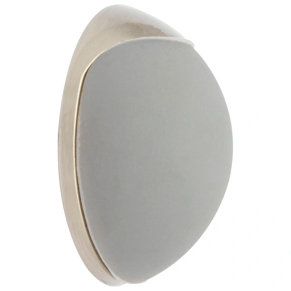 Bodentürstopper »SOG WALL«, silberfarben/grau, Metall/Gummi