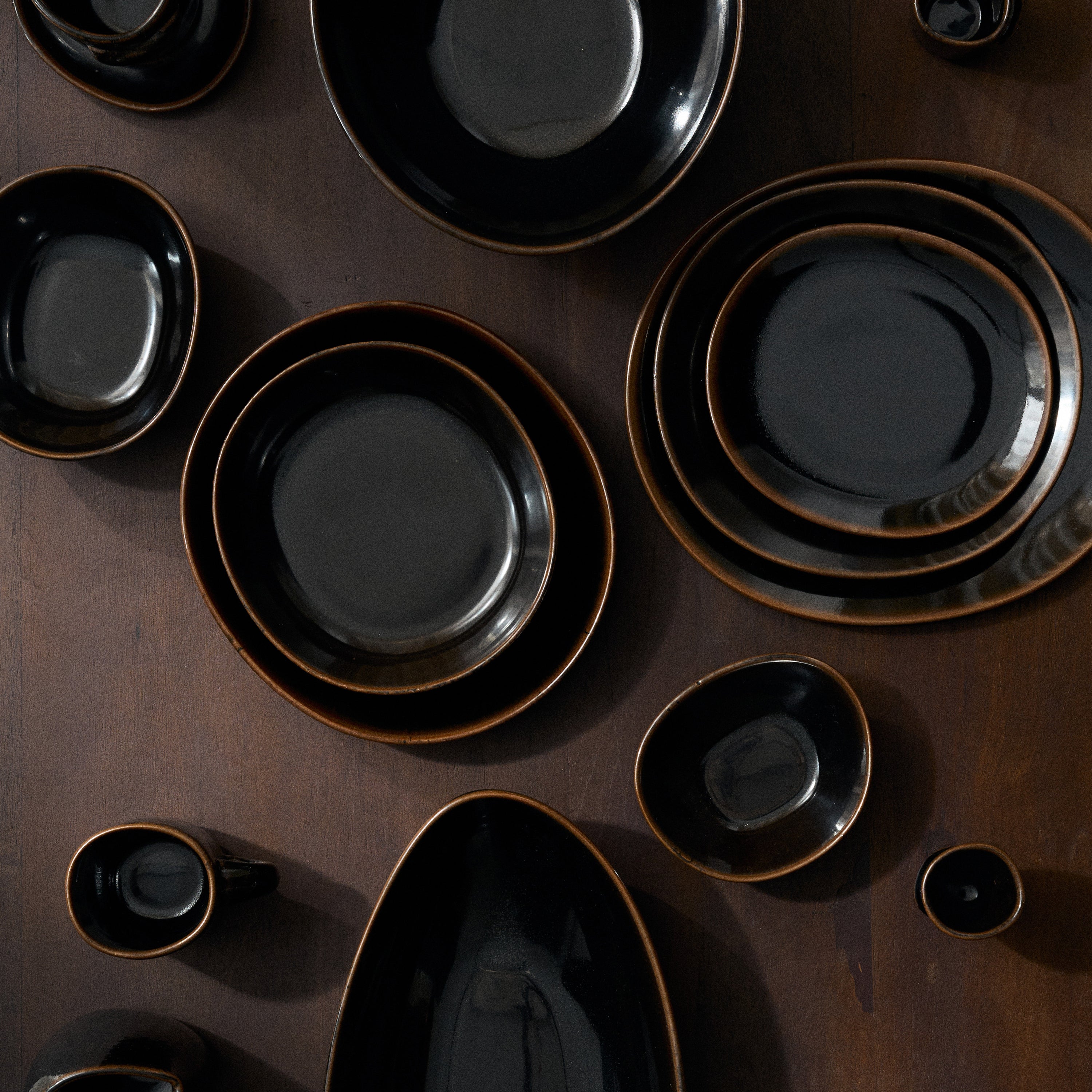 SERAX - Uncharted - Out of Lines Koffiekop - 2 st. - Zwart