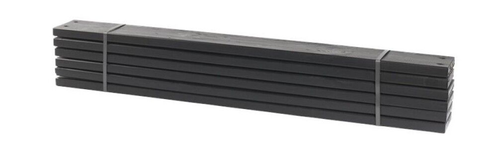 BRETT PLUS TIL PIPE 6 STK SVART 28X120X1200MM