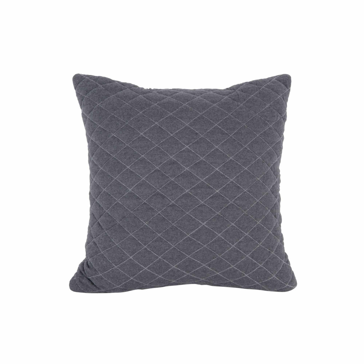 Present Time sierkussen Diamonds Quilted - grijs - 45x45x15cm