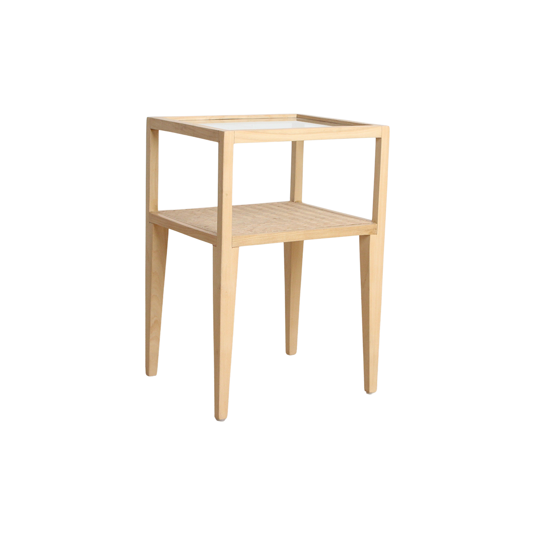 Raw Materials bijzettafel Scandi - Naturel - 40x38x60 cm