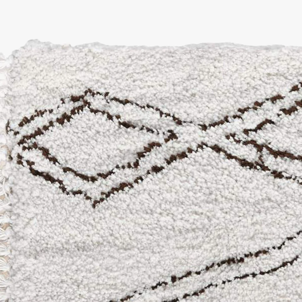 Tapete Branco 140x200 RAÍZES