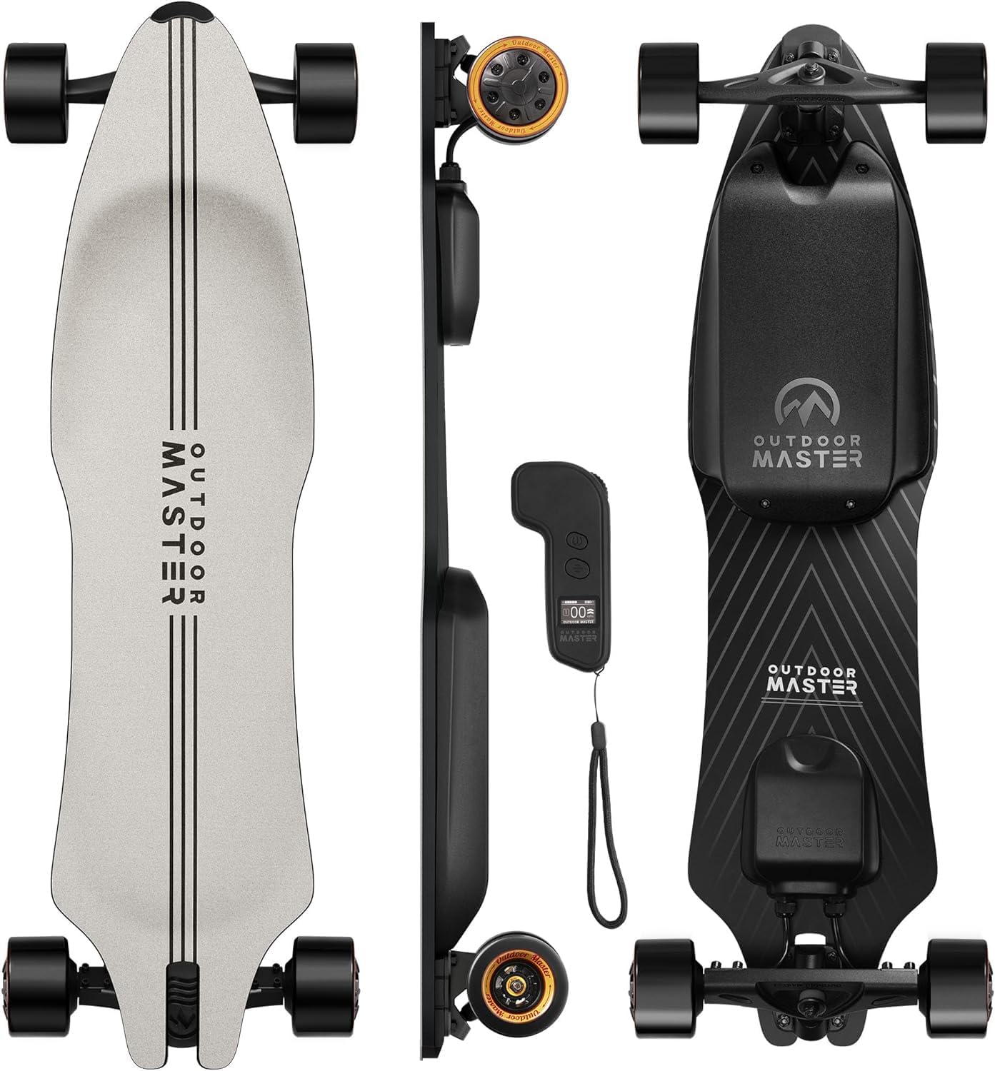 Caribou Electric Skateboard  32 MPH, 26 Mile Range, Dual 1000W Motors, Longboard for Adults & Teens, 6-Month Warranty