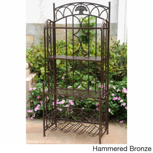 International Caravan Iron 5-tier Bakers Rack