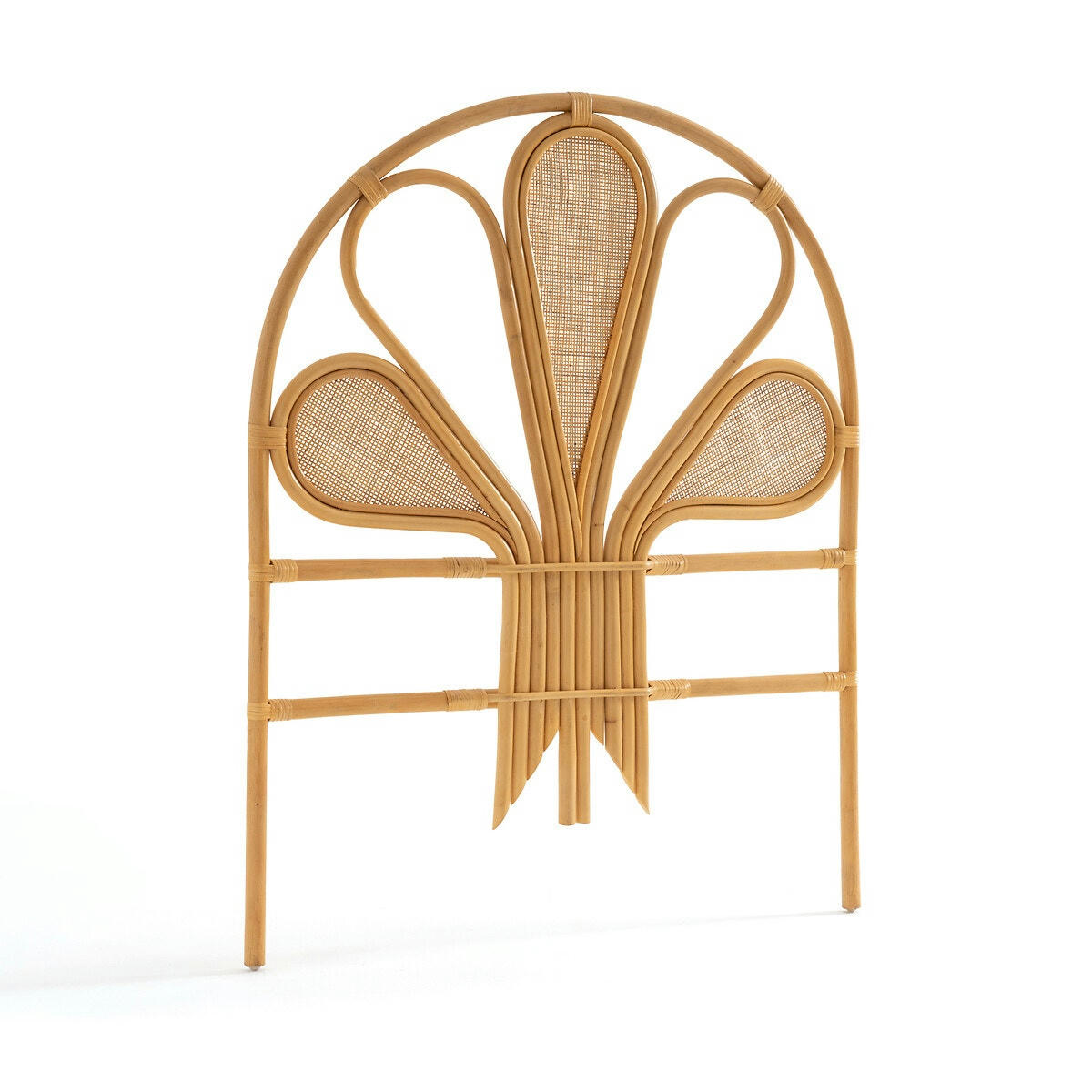 Tête de lit vintage en rotin, Petali