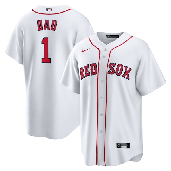 Boston Red Sox Nike #1 Dad Home Replica Jersey - White