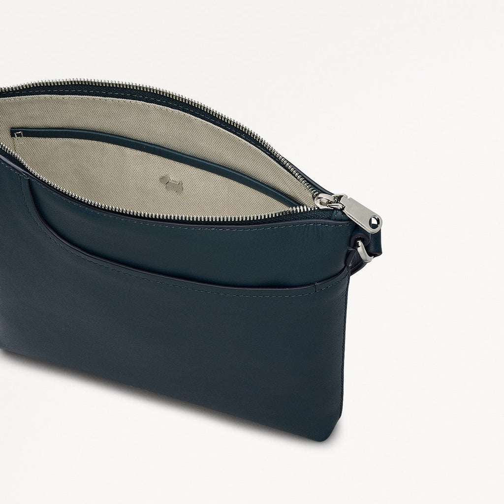 Pockets - Small Ziptop North-South Cross Body Bag