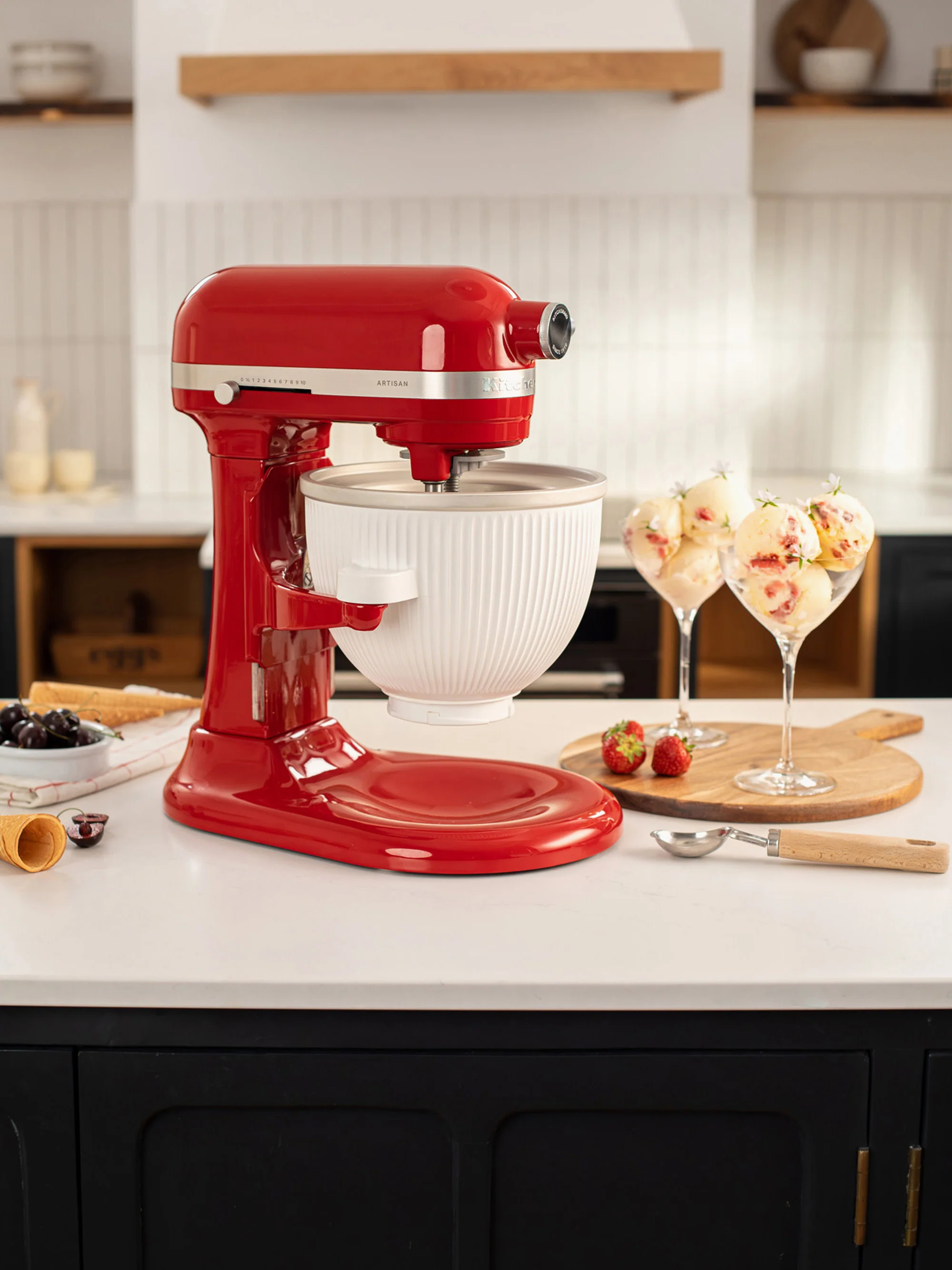 Eismaschinen-Aufsätze KitchenAid, 3er-Set