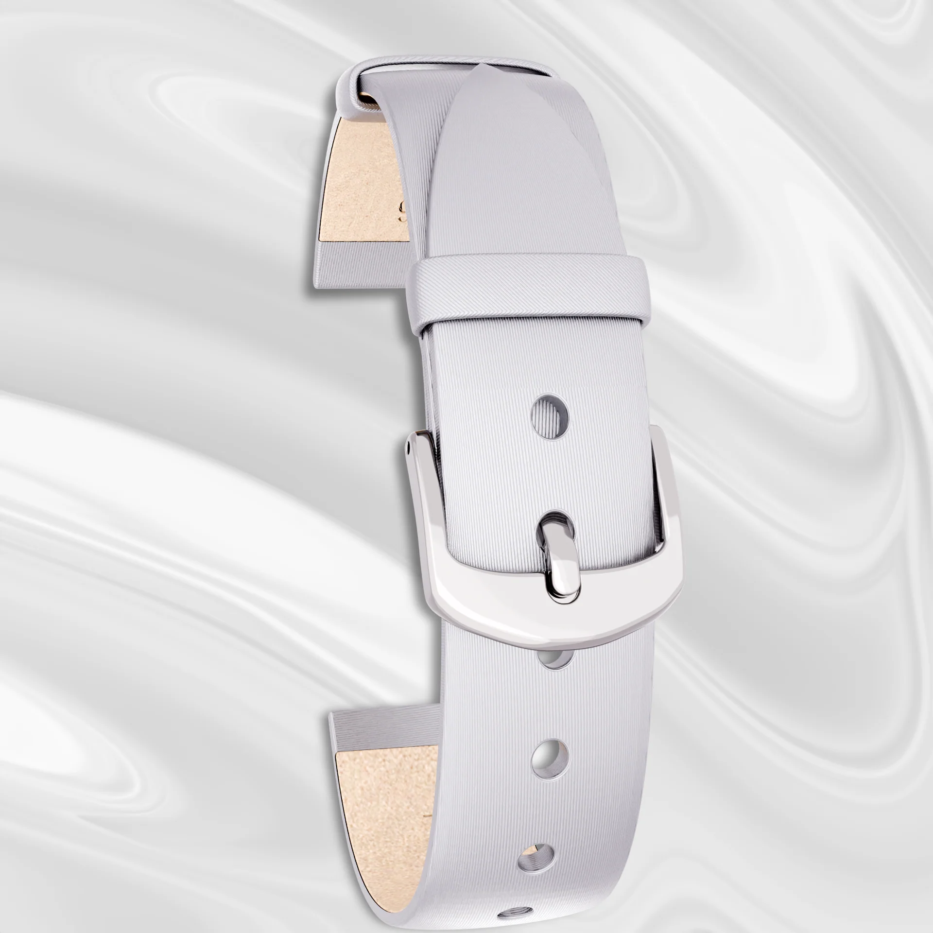 Satin Leather Grey (16mm)