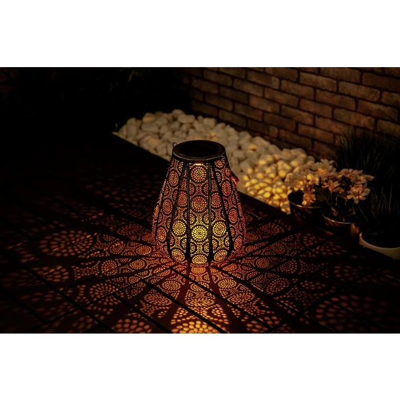 LED-Solarleuchte »Mamoru«, ØxH: 20 x 25,5 cm, weiß, mit Dämmerungssensor