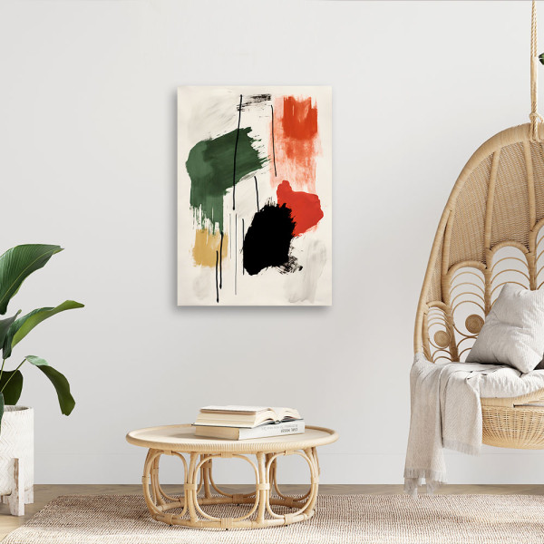 Feeby Obraz na płótnie, Abstrakcyjna kompozycja barw 40x60