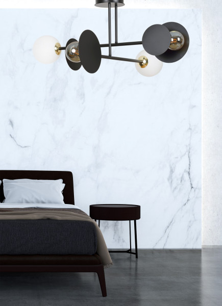 Lampa Sufitowa Minerva 4 Black