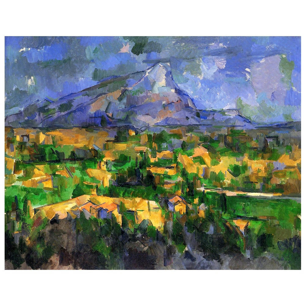 - Tableau Mont Sainte-Victoire Paul Cézanne 60x75cm
