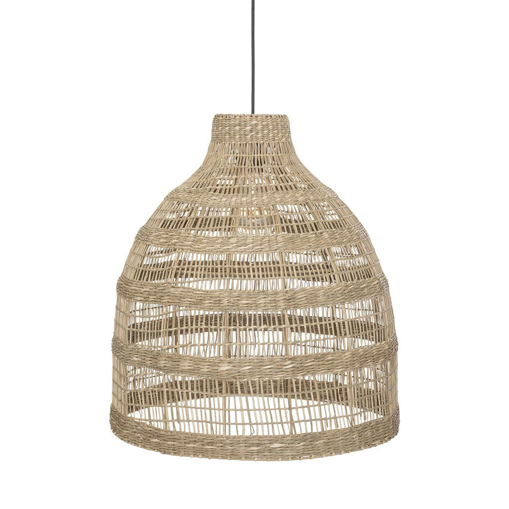 - Suspension aérienne et exotique osier naturel 45 cm