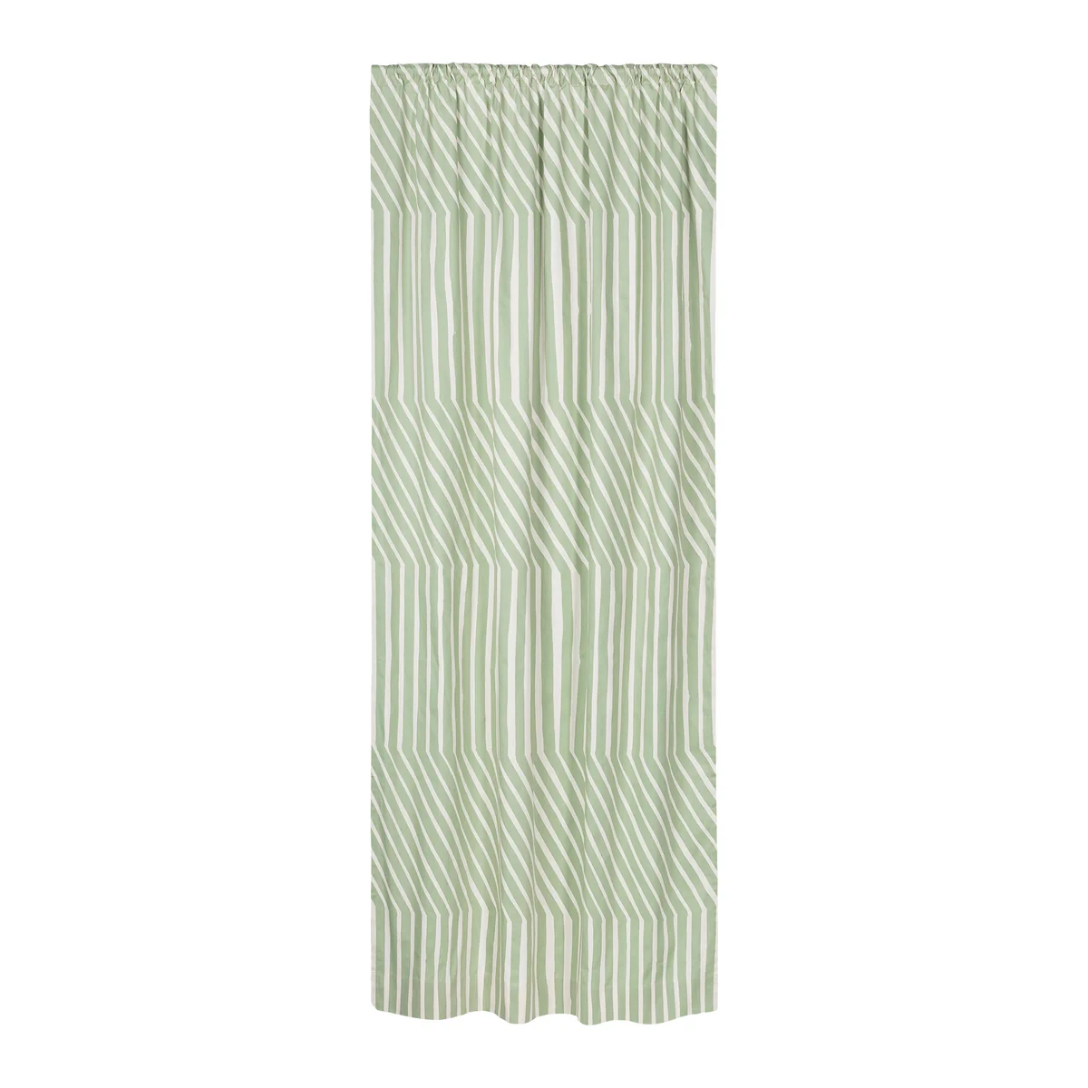 Marimekko - Kalasääski Ready Made Curtain, 135 x 250 cm, cotton / sage