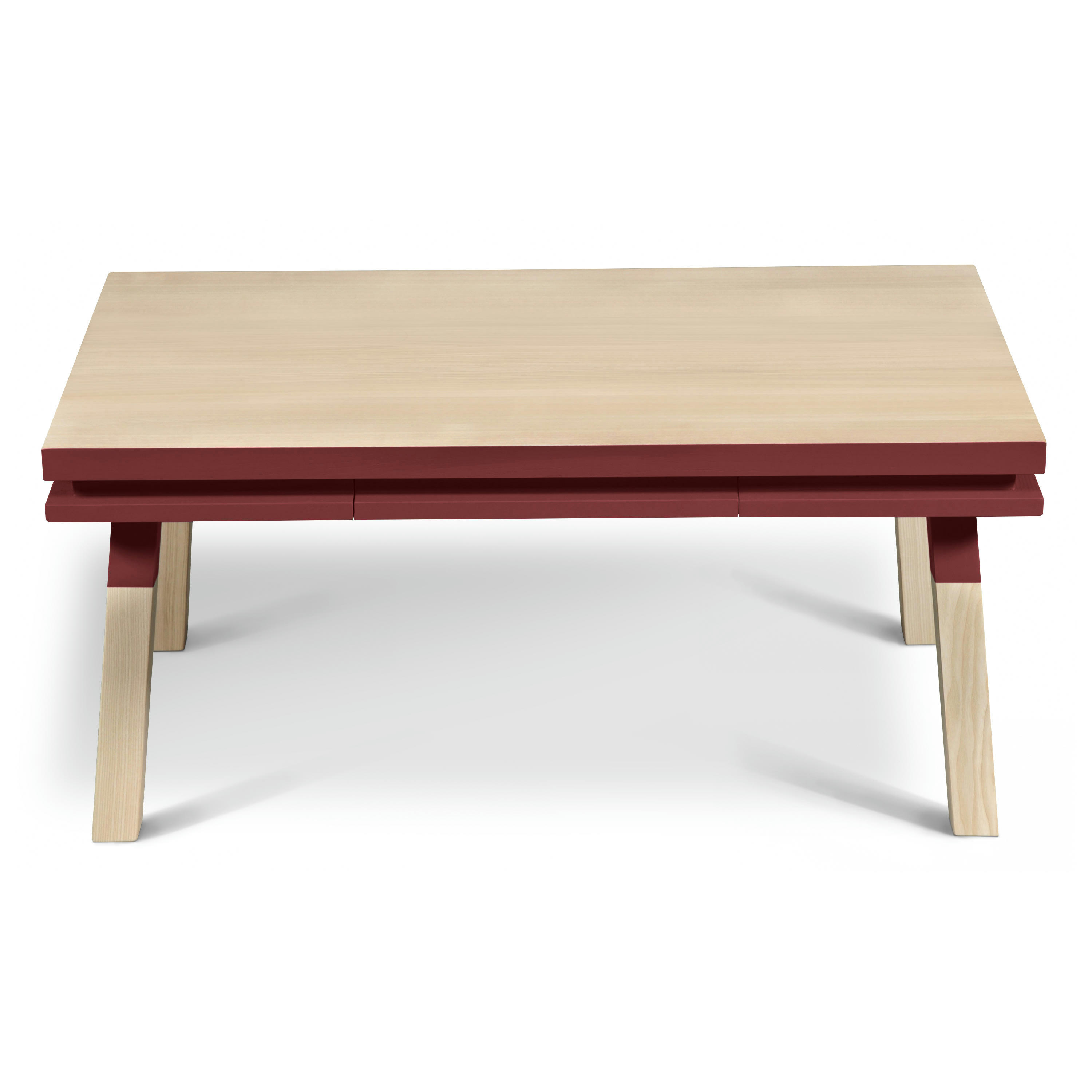 EGEE - Table basse avec tiroir 100 cm, 100% frêne massif