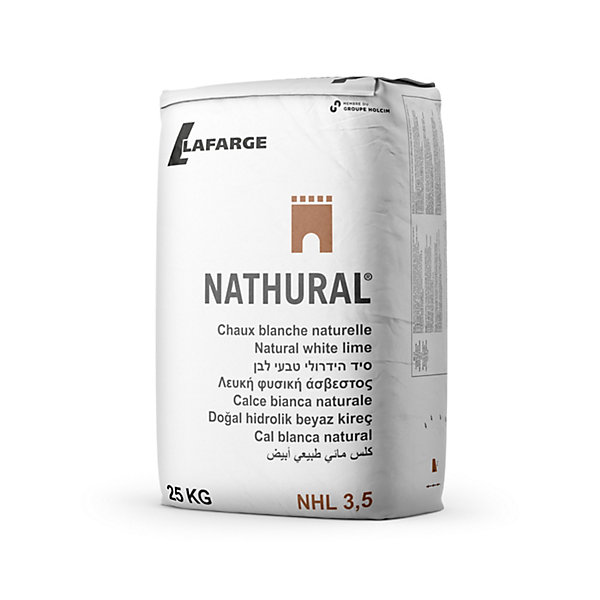 Chaux blanche naturelle Nathural® sac 25kg