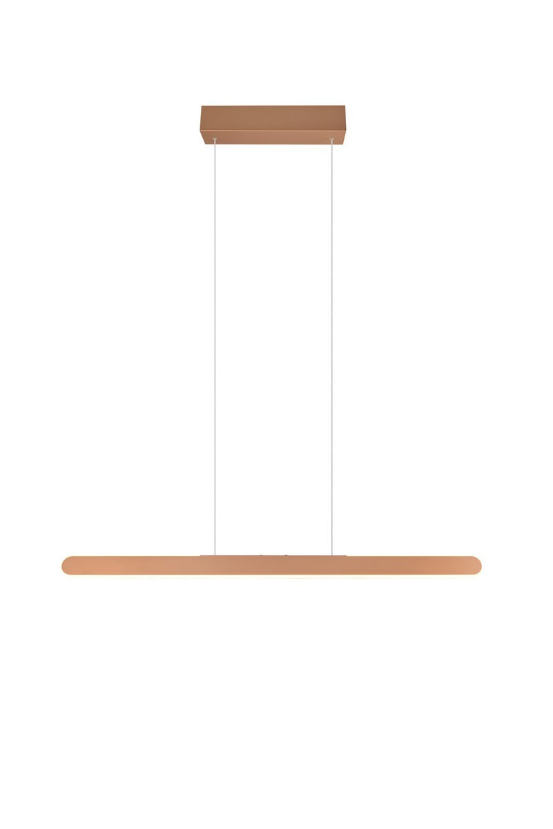 Lampa wisząca HELIOS brązowa-odcienie brązu LED 1x28W 3300lm Trio
