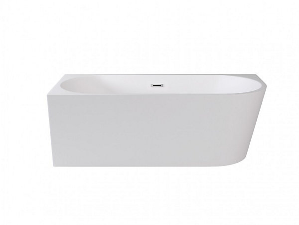 Baignoire îlot ZOYA GLAM GOLDEN angle droit - 150 x 75 cm