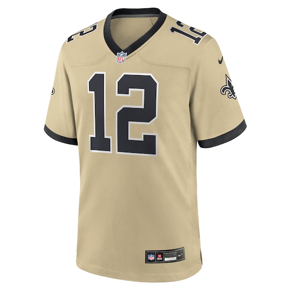 Chris Olave New Orleans Saints Nike Gameday Golds Alternate Game Player Jersey - Gold