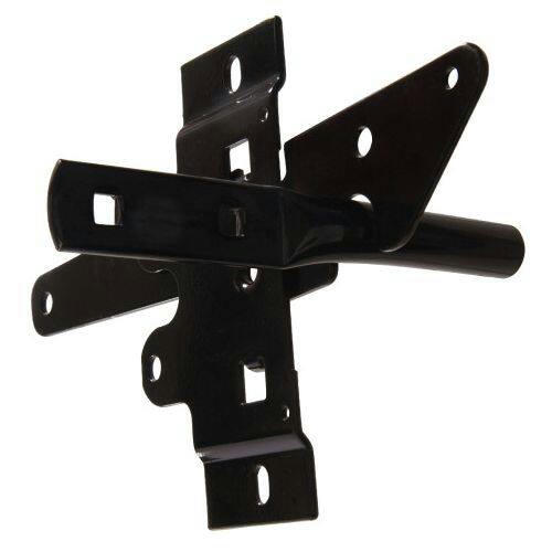 Hillman Gate Latch, For Heavy Duty/Post Mount, Hook Included, Black, Assorted Sizes
