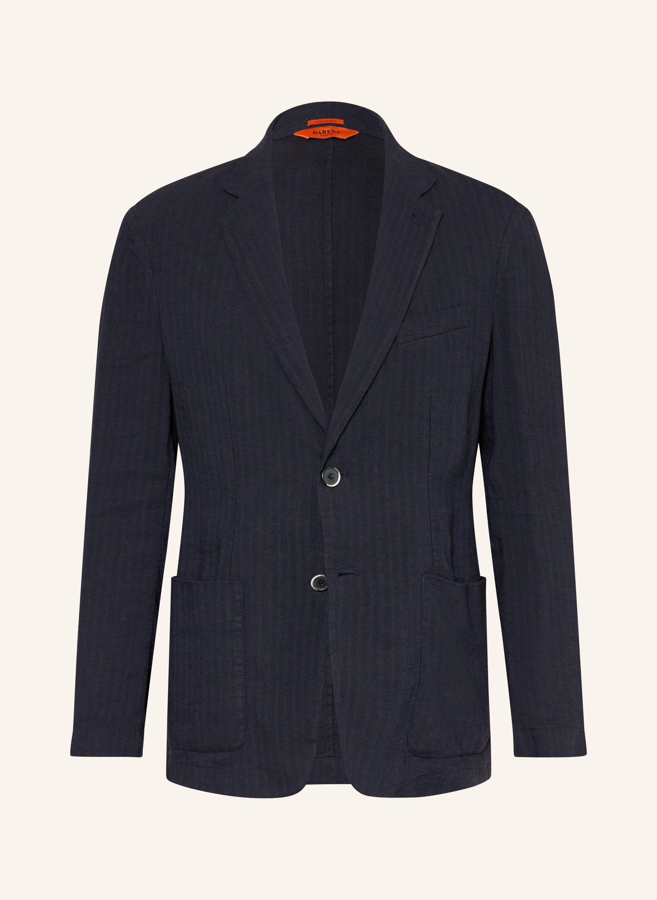 BARENA VENEZIA Anzugssakko GIACCA BORGO Slim Fit mit Leinen