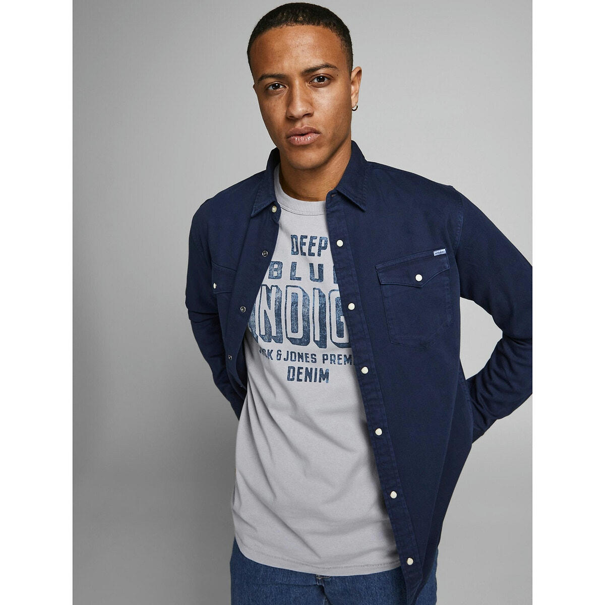 Chemise coupe slim en jean Jjesheridan