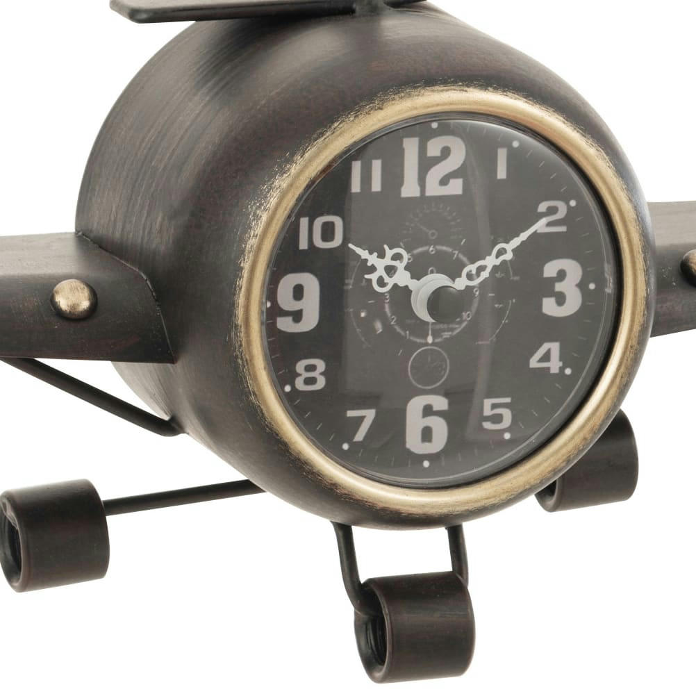 - Horloge avion à poser rétro L41cm
