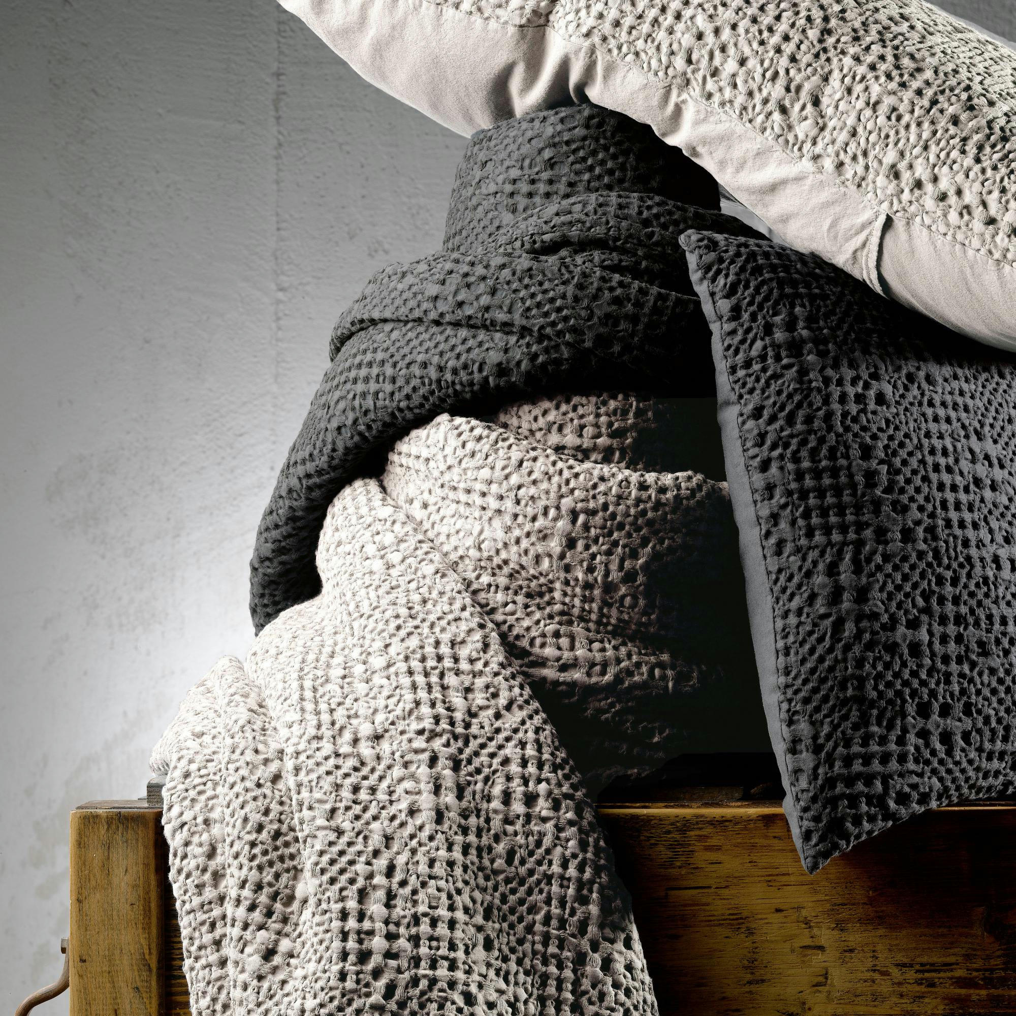 TANA - Jete  en coton lin 260 x 260