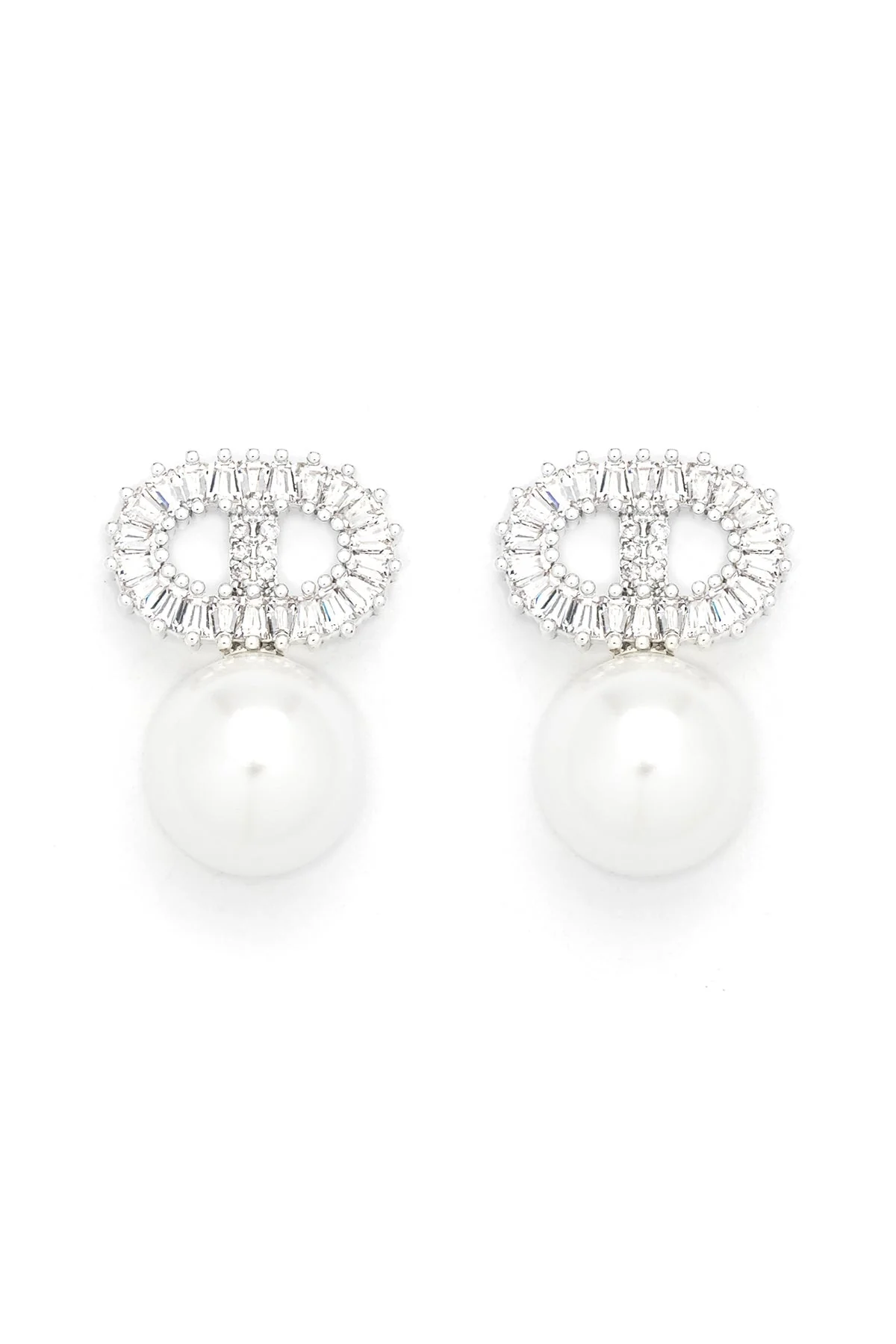 Alma Faux Pearl Drop Earrings
