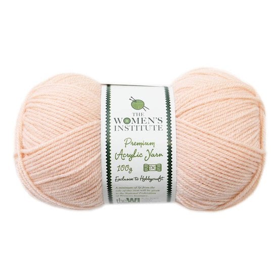 Women’s Institute Cool Vanilla Premium Acrylic Yarn 100g
