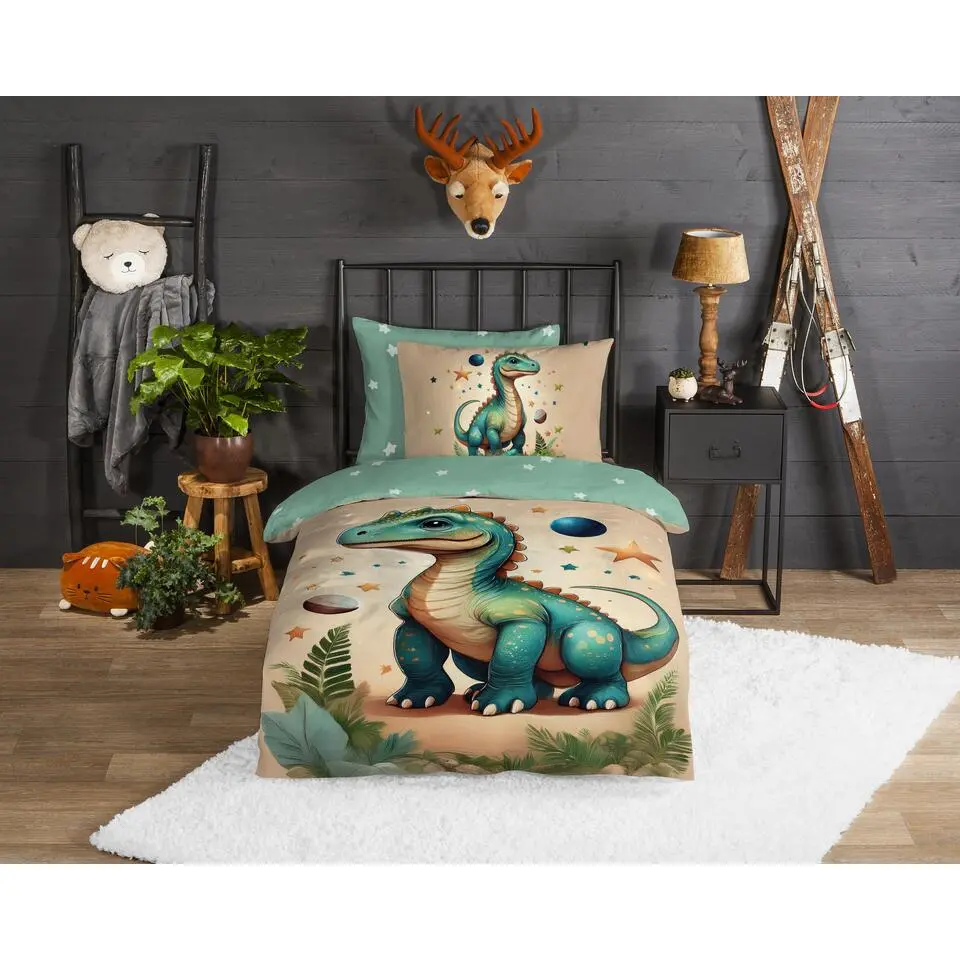 Kinderdekbedovertrek Good Morning Flanel Milo