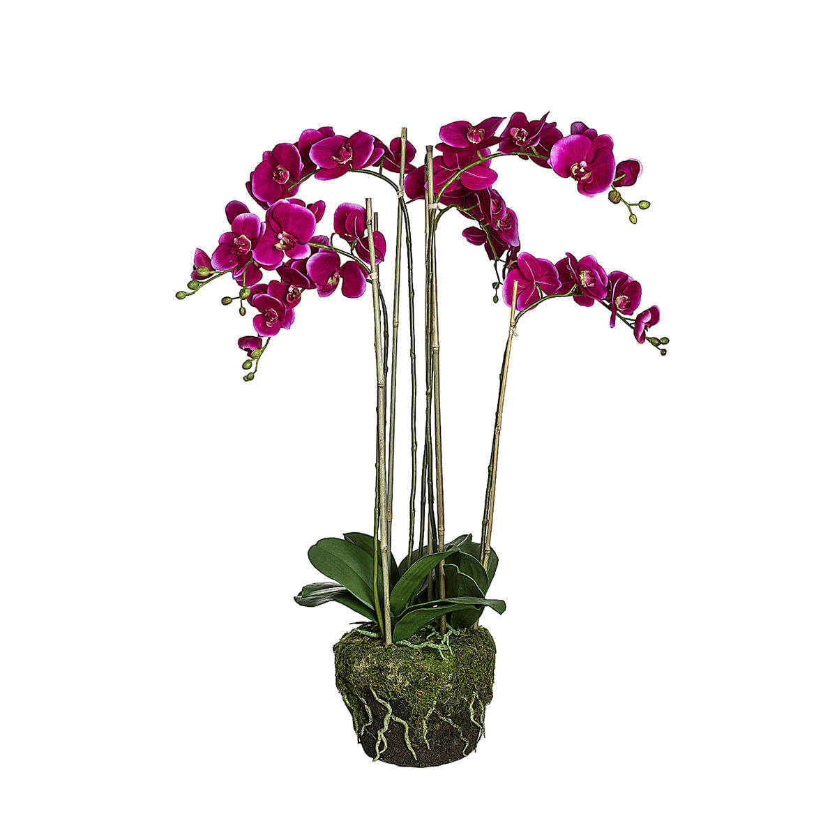 - Orchidée artificielle en terre H100cm