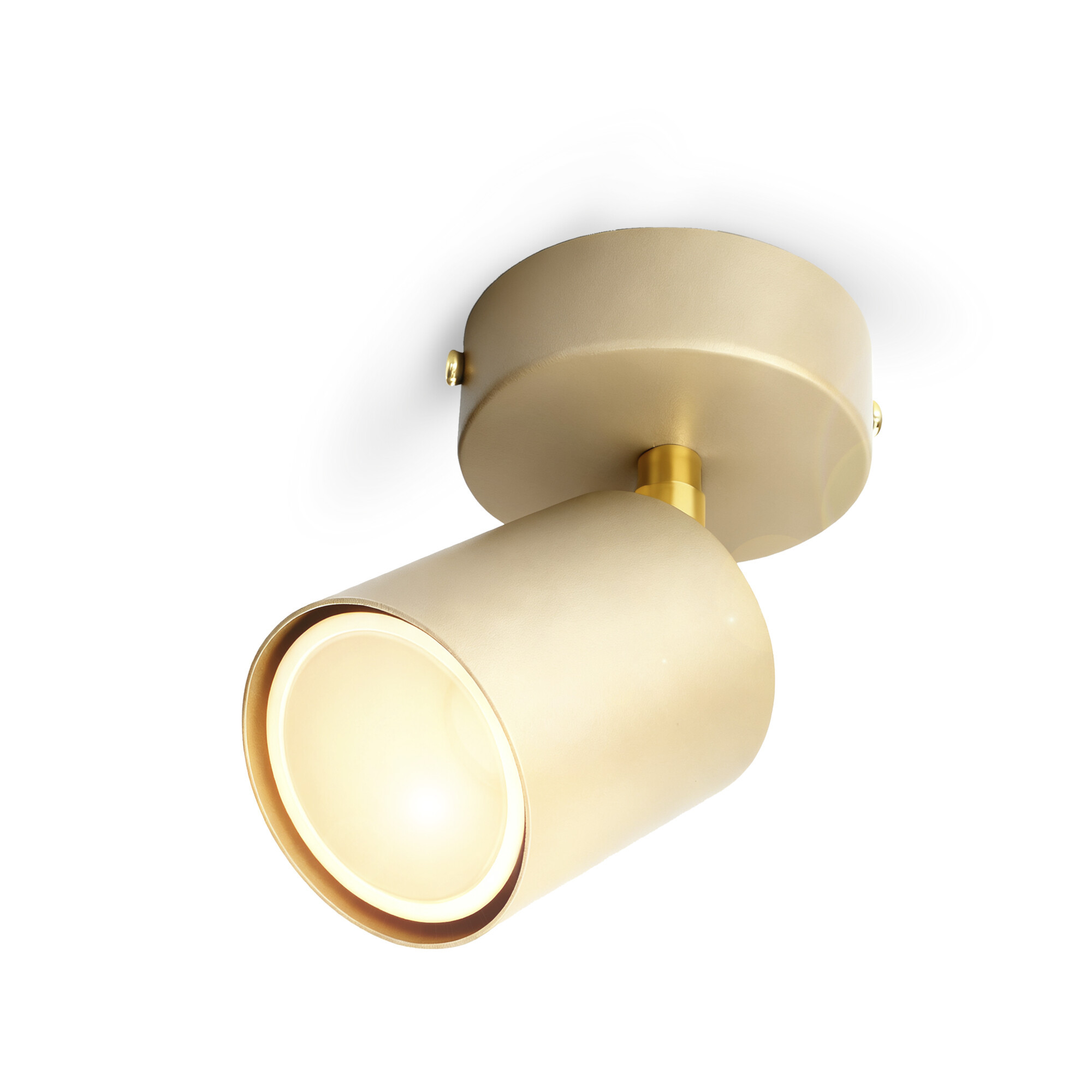 Lampa sufitowa spot kinkiet LL YORIN BE EL-1O regulowana beżowa (66895)