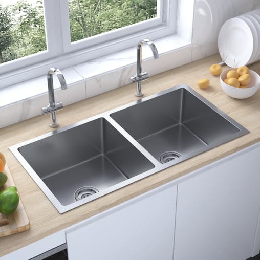 NNEVL Handmade Kitchen Sink Stainless Steel