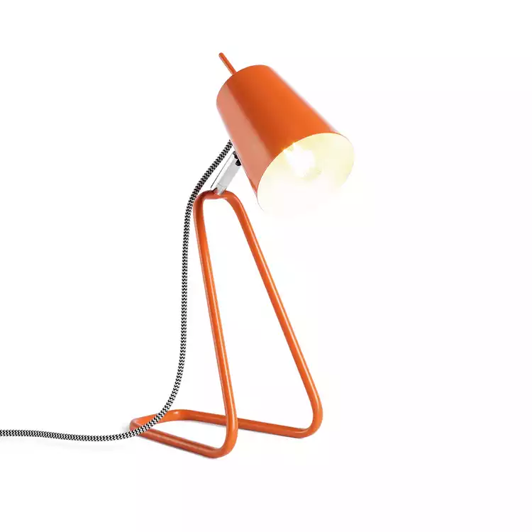 Habitat Lizzie Desk Lamp - Orange