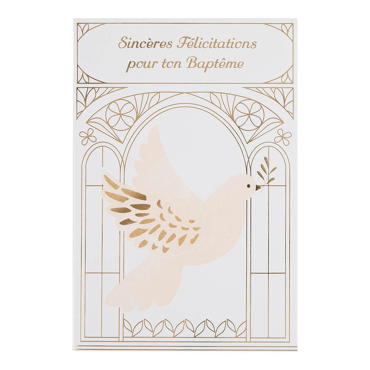 - Carte Baptême Colombe