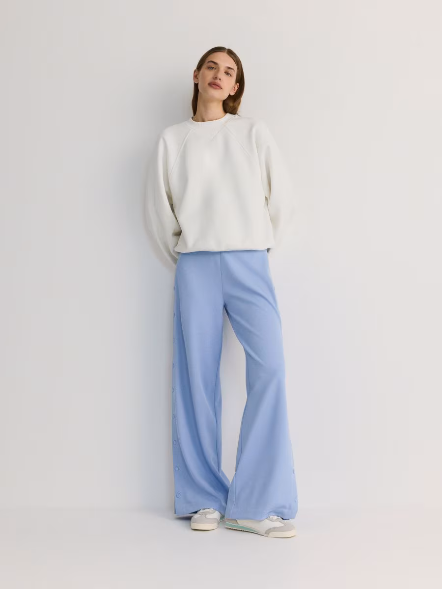 Cotton Sweatshirt With Embroidery