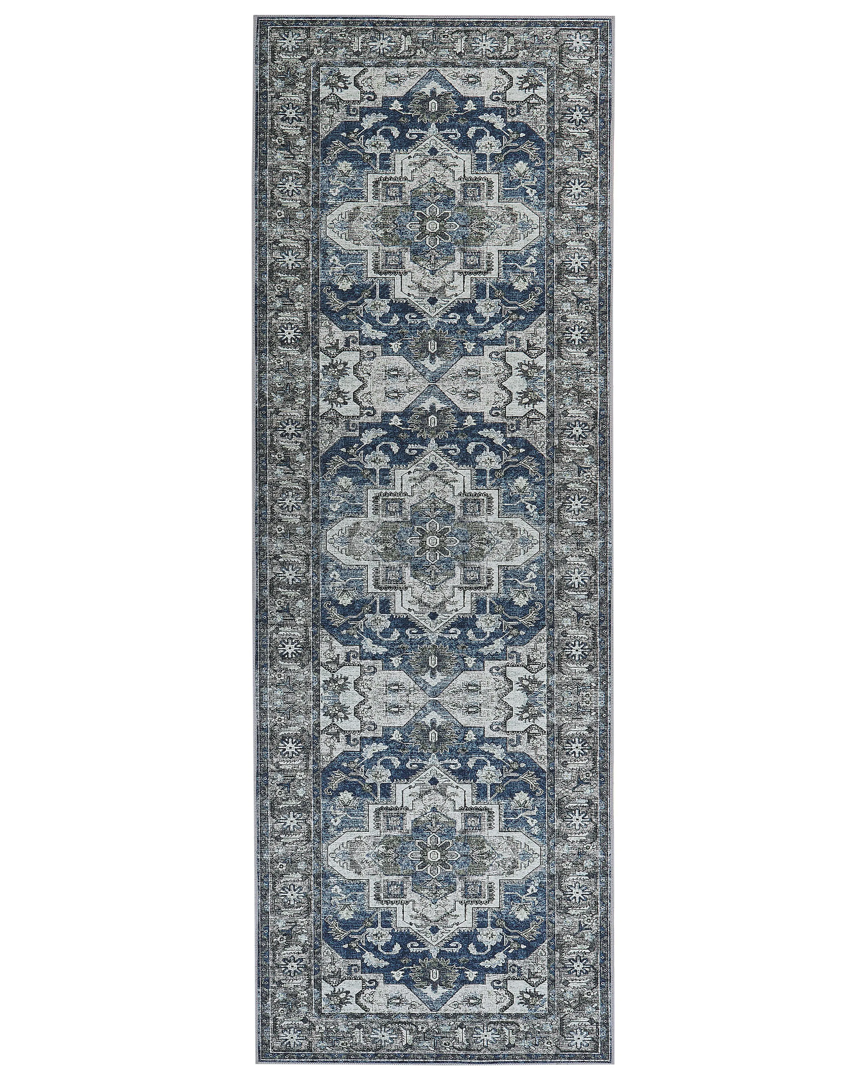 Rug KOTTAR Blue 80 x 240 cm