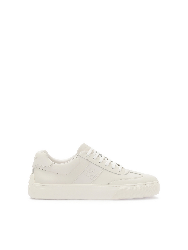 Men's sneakers in broken white color